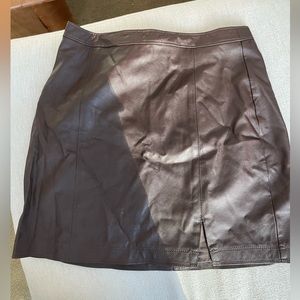 Abercrombie & Fitch faux leather mini skirt